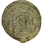 Justinien Ier, Follis, An 17 (543-544), Constantinople, 4e officine, TB+