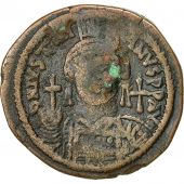 Justinian I, Half Follis, Year 17 (543-544), Constantinople, EF(40-45)