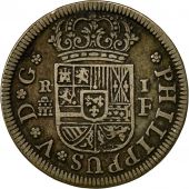 Spain, Philip V, Real, 1726, Segovia, AU(55-58), Silver, KM:299
