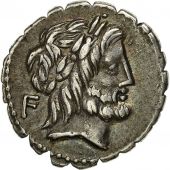 Volumnius, Denarius Serratus, 81 BC, Rome, AU(50-53), Silver, Crawford:377/1
