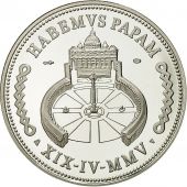 Vatican, Medal, Benoit XVI, 2005, MS(65-70), Nickel
