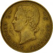 French West Africa, 10 Francs, 1956, Paris, VF(20-25), Aluminum-Bronze, KM:6