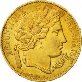 France, Crs, 20 Francs, 1850, Paris, AU(50-53), Gold, KM:762, Gadoury:1059