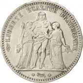France, Hercule, 5 Francs, 1876, Paris, MS(60-62), Silver, KM:820.1