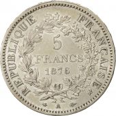 France, Hercule, 5 Francs, 1876, Paris, MS(60-62), Silver, KM:820.1