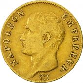 Premier Empire, 20 Francs Or Napolon Ier tte nue, 1806, Paris, KM 674.1
