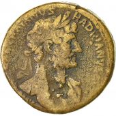 Hadrian, Sestertius, 118, Rome, VF(20-25), Copper, RIC:560a