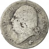 France, Louis XVIII, 2 Francs, 1822, Lille, B, Argent, KM:710.12, Gadoury:513