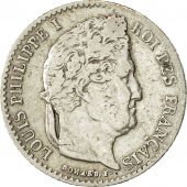 Louis-Philippe, 1/4 Franc, 1842 B, Rouen, KM 740.2, Gadoury 355