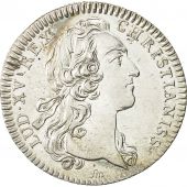 France, Token, Louis XV et Marie Lesczinska, Duvivier, MS(60-62), Silver