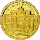 Palau, Dollar, Fontana di Trevi, 2009, CIT, MS(65-70), Gold, KM 241