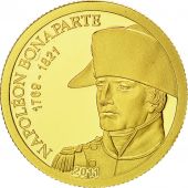Benin, 1500 Francs CFA, Napolon Bonaparte, 2011, MS(65-70), Gold