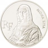 France, 100 Francs, 1993, Mona Lisa, Argent, Proof, KM:1017