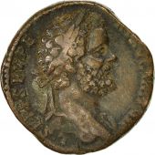 Monnaie, Septime Svre, Sesterce, 195, Rome, Cohen 405 bis