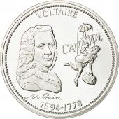 France, Mdaille, Nos Grands Hommes, Voltaire, FDC, Argent