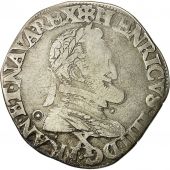 Coin, Henri IV, Demi Franc, 1604 (?), Amiens, VF(30-35), Silver, Sombart 4732