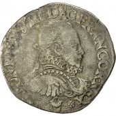 Coin, France, Henri III, Teston, 1575, Bordeaux, VF(30-35), Silver, Sombart 4646
