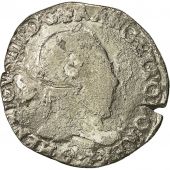 Coin, France, Henri III, Teston, 1575, Rennes, F(12-15), Silver, Sombart 4658