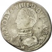 Coin, Charles IX, Demi Teston, 1563, Toulouse, VF(20-25), Silver, Sombart 4604