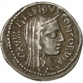 Monnaie, Aemilia, Denier, 62 BC, Rome, SUP, Argent, Crawford 415/1