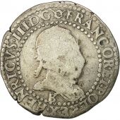 Monnaie, France, Henri III, Demi Franc, 1587, Rouen, Sombart 4716