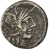 Monnaie, Porcia, Denier, 123 BC, Rome, TTB+, Argent, Crawford 274/1