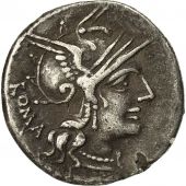 Coin, Tullius, Denarius, 120 BC, Rome, AU(50-53), Silver, Crawford 280/1