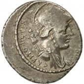 Monnaie, Fonteia, Denier, 55 BC, Rome, TTB, Argent, Crawford 429/1