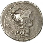 Monnaie, Manlia, Denier, 82 BC, Rome, TTB+, Argent, Crawford 367/3
