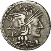 Monnaie, Annius Rufus, Denier, 144 BC, Rome, TTB+, Argent, Crawford 221/1