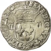 Monnaie, Louis XIII, 1/4 cu  la croix, 1628, Bayonne, Gadoury 27