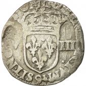 Coin, France, Henri IV, 1/8 Ecu, 1603, Rennes, VF(30-35), Silver, Sombart 4688