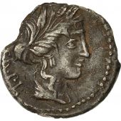 Coin, Critonius, Denarius, 86 BC, Rome, AU(50-53), Silver, Crawford 351/1