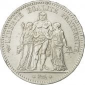 Coin, France, Hercule, 5 Francs, 1877, Paris, MS(60-62), Silver, KM 820.1