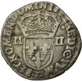 Coin, France, Charles X, 1/4 Ecu, 1597, Nantes, VF(30-35), Silver, Sombart 4670