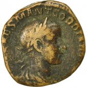 Coin, Gordian III, Sestertius, 238, Rome, VF(30-35), Copper, RIC 255a