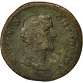 Coin, Antoninus Pius, Sestertius, 162, Rome, VF(20-25), Copper, RIC 1269