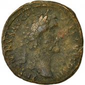 Coin, Antoninus Pius, Sestertius, 140, Rome, VF(20-25), Copper, RIC 717b