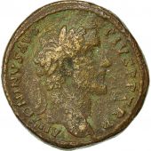 Coin, Antoninus Pius, Sestertius, 146, Rome, VF(30-35), Bronze, RIC 765