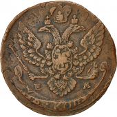 Monnaie, Russie, Catherine II, 5 Kopeks, 1792, Ekaterinbourg, TTB+, KM 59.3