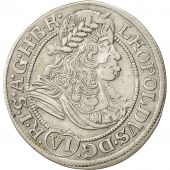 Coin, German States, SILESIA, Leopold I, 6 Kreuzer, 1674, Breslau, AU(55-58)