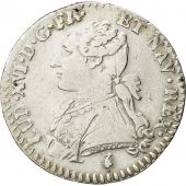 Monnaie, Louis XVI, 1/10 cu aux branches dolivier, 1784, Paris, Gadoury 353