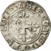 Monnaie, France, Charles VI, Gros dit florette, Paris, TTB+, Duplessy 387A