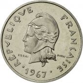 Monnaie, Nouvelles Hbrides, 10 Francs Essai, 1967, Paris, FDC, Nickel, KM E2
