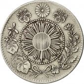 Monnaie, Japon, Mutsuhito, 20 Sen, 1871, An 4, SUP, Argent, KM 3