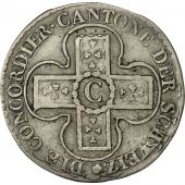 Coin, SWISS CANTONS, SOLOTHURN, Batzen-10 Rappen, 1826, AU(50-53), Billon, KM 79