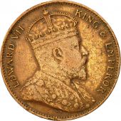 Coin, Ceylon, Edward VII, Cent, 1905, AU(50-53), Copper, KM 102