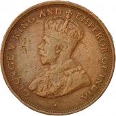 Monnaie, Ceylon, George V, Cent, 1928, TTB, Cuivre, KM 107