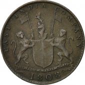 Monnaie, Indes Britanniques, MADRAS PRESIDENCY, 10 Cash, 1808, Birmingham, KM320