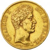 Coin, France, Charles X, 40 Francs, 1828, Paris, EF(40-45), Gold, KM 721.1